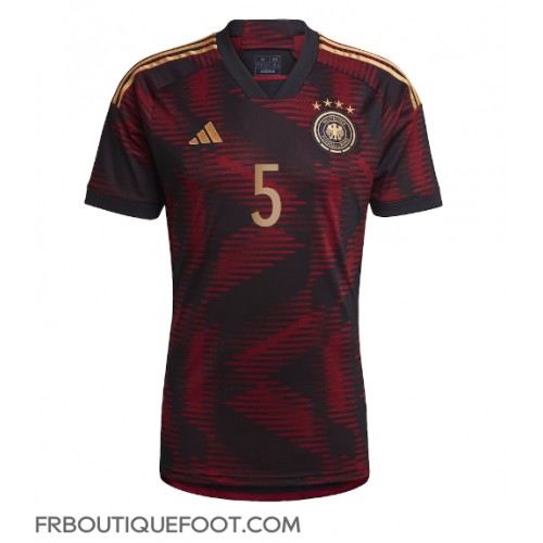 Maillot de foot Allemagne Thilo Kehrer #5 Extérieur vêtements Monde 2022 Manches Courtes